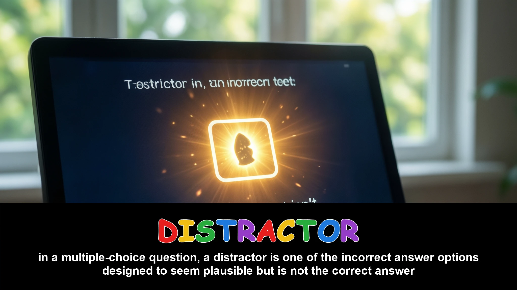 English Illustration for distractor